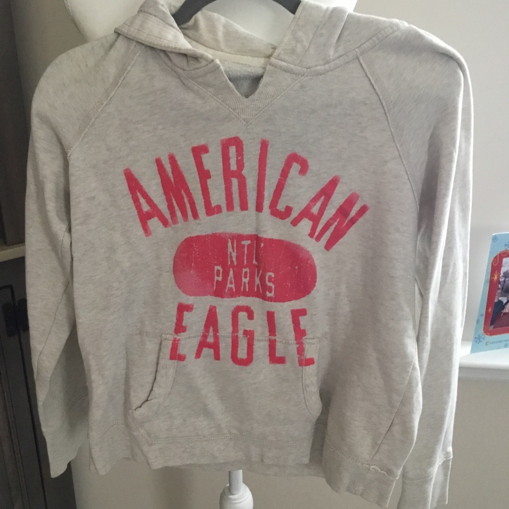 Gently Used American Eagle Hooded Sweatshirt Size Medium